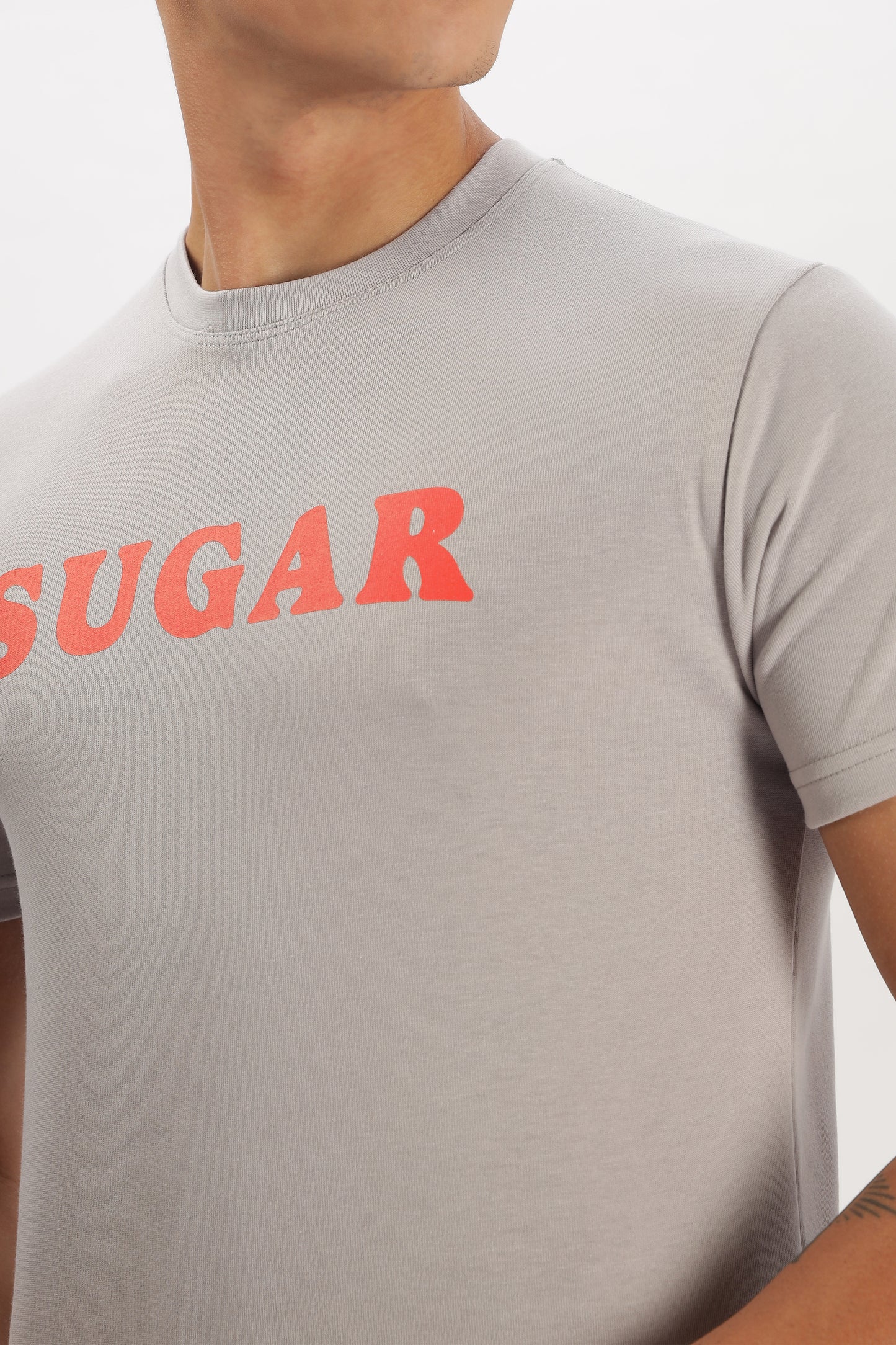 Regular Boxy Fit Sugar Tees (BEACH GRAY)