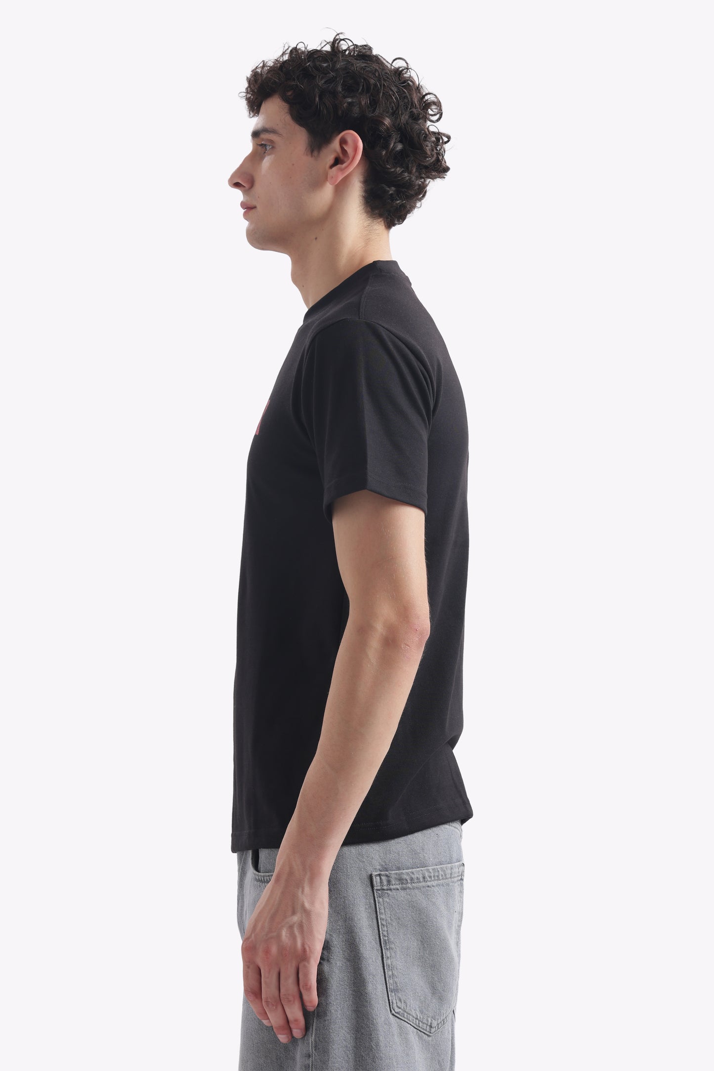 Regular Boxy Fit Sugar Tees (Jet Black)