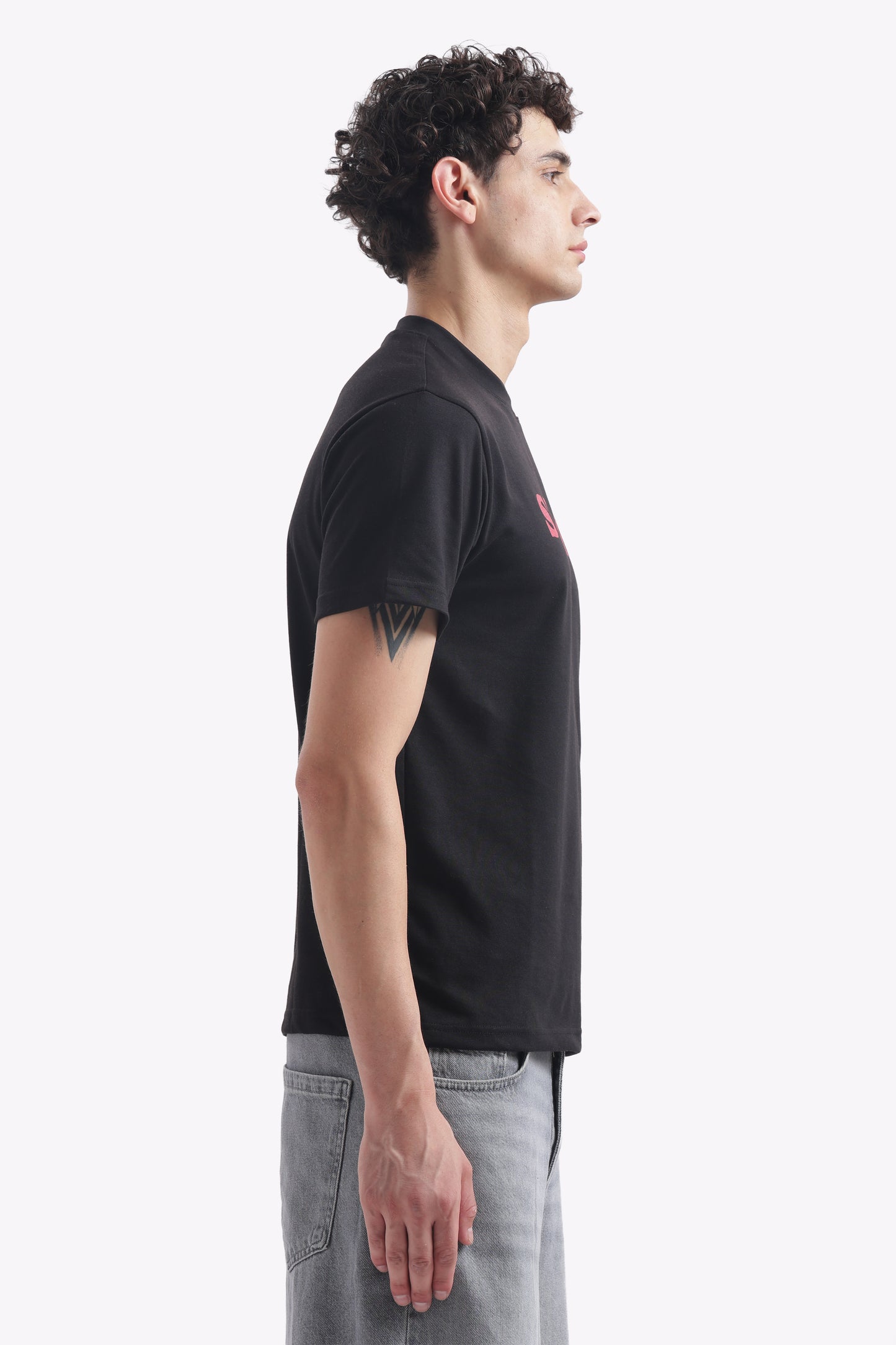 Regular Boxy Fit Sugar Tees (Jet Black)