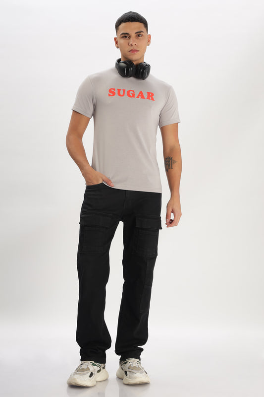 Regular Boxy Fit Sugar Tees (BEACH GRAY)
