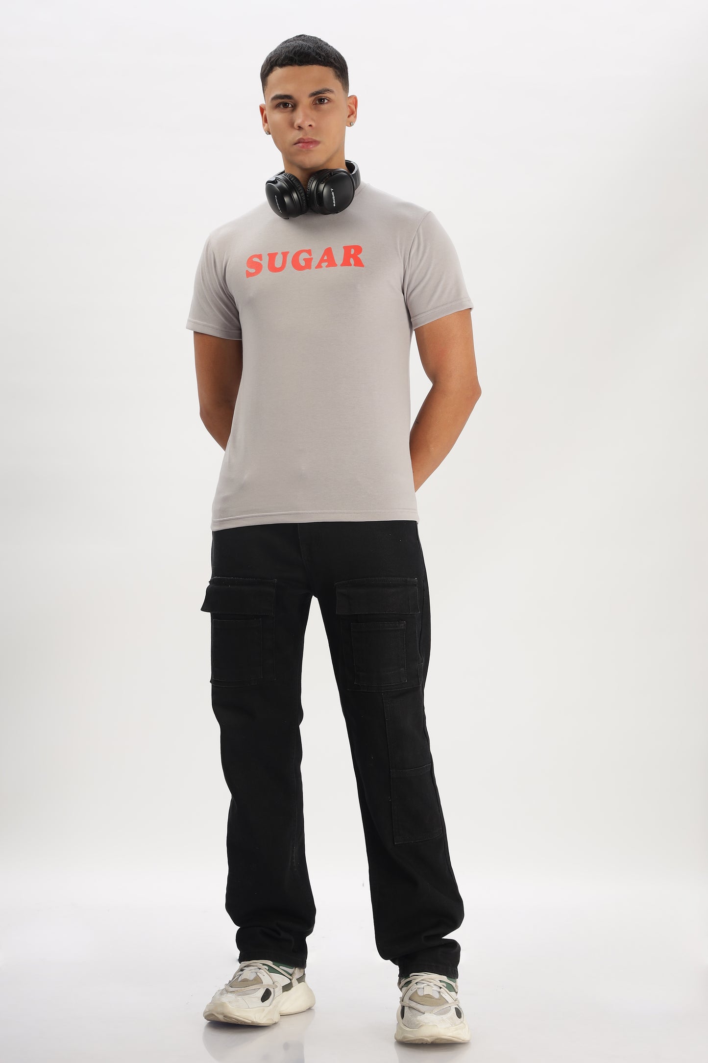Regular Boxy Fit Sugar Tees (BEACH GRAY)