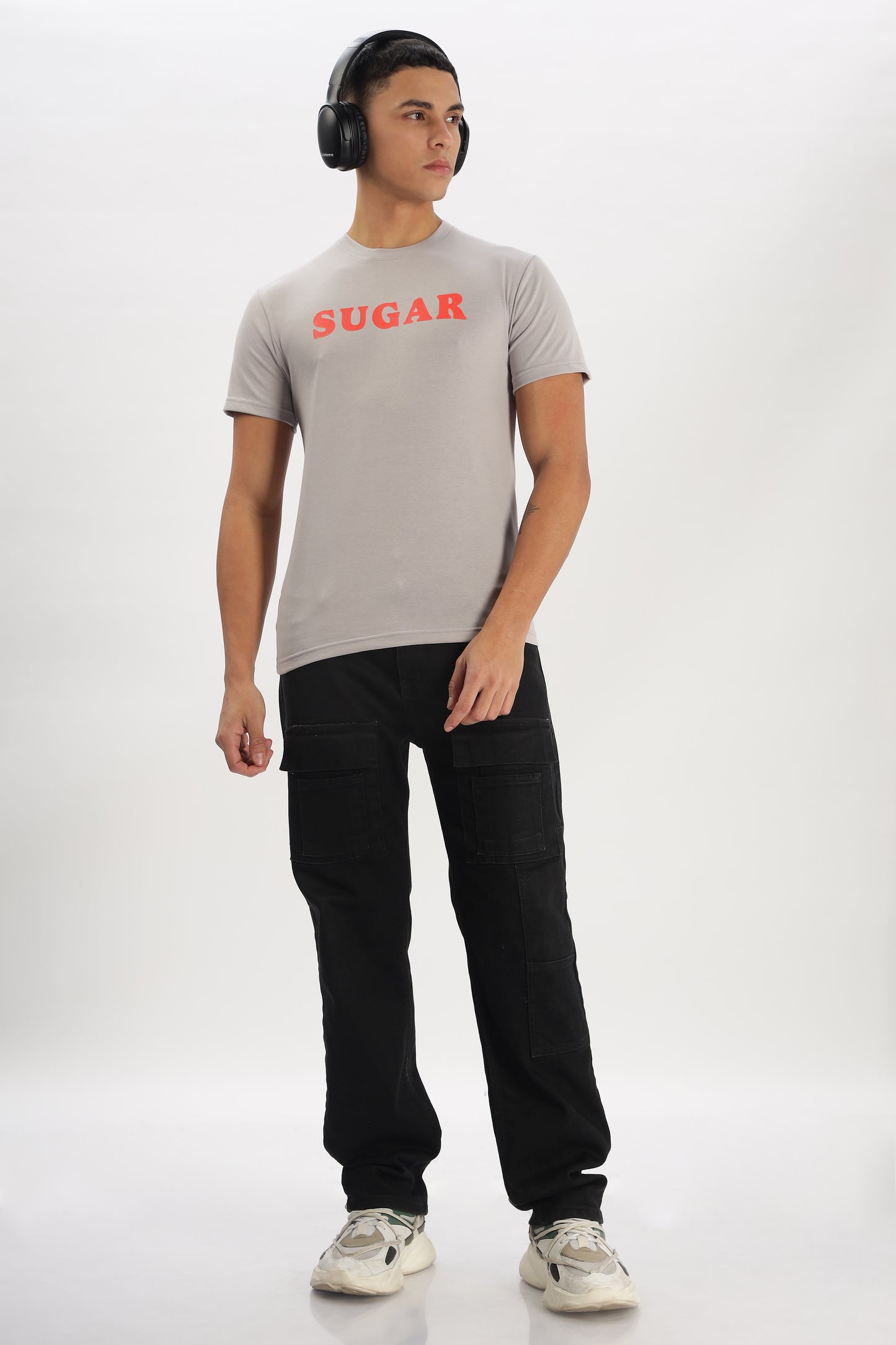 Regular Boxy Fit Sugar Tees (BEACH GRAY)